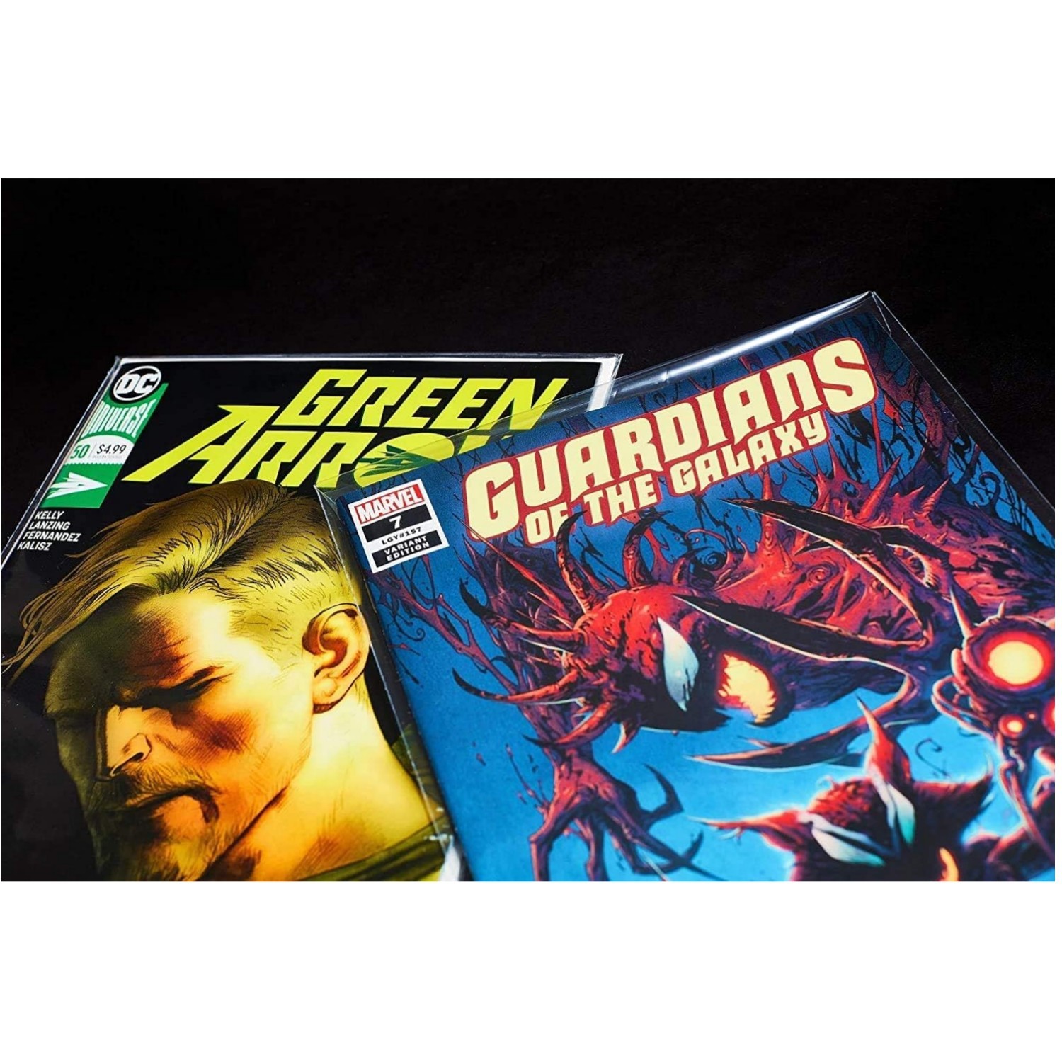 Resealable Comic Book Protector Sleeves – 100 Ct Set