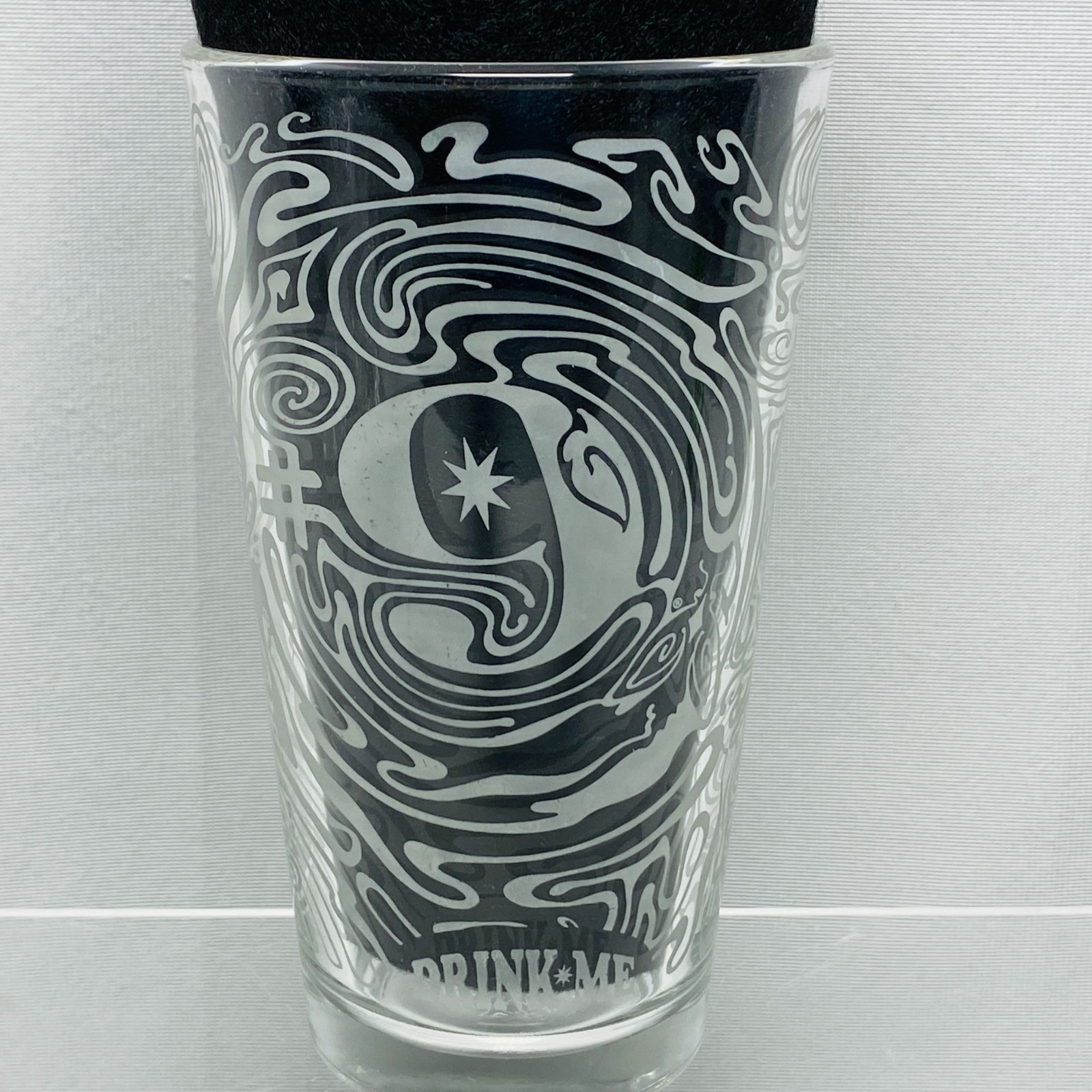 Magic Hat Brewing Co #9 Drink Me Beer Pint Glass Psychedelic Swirl Design