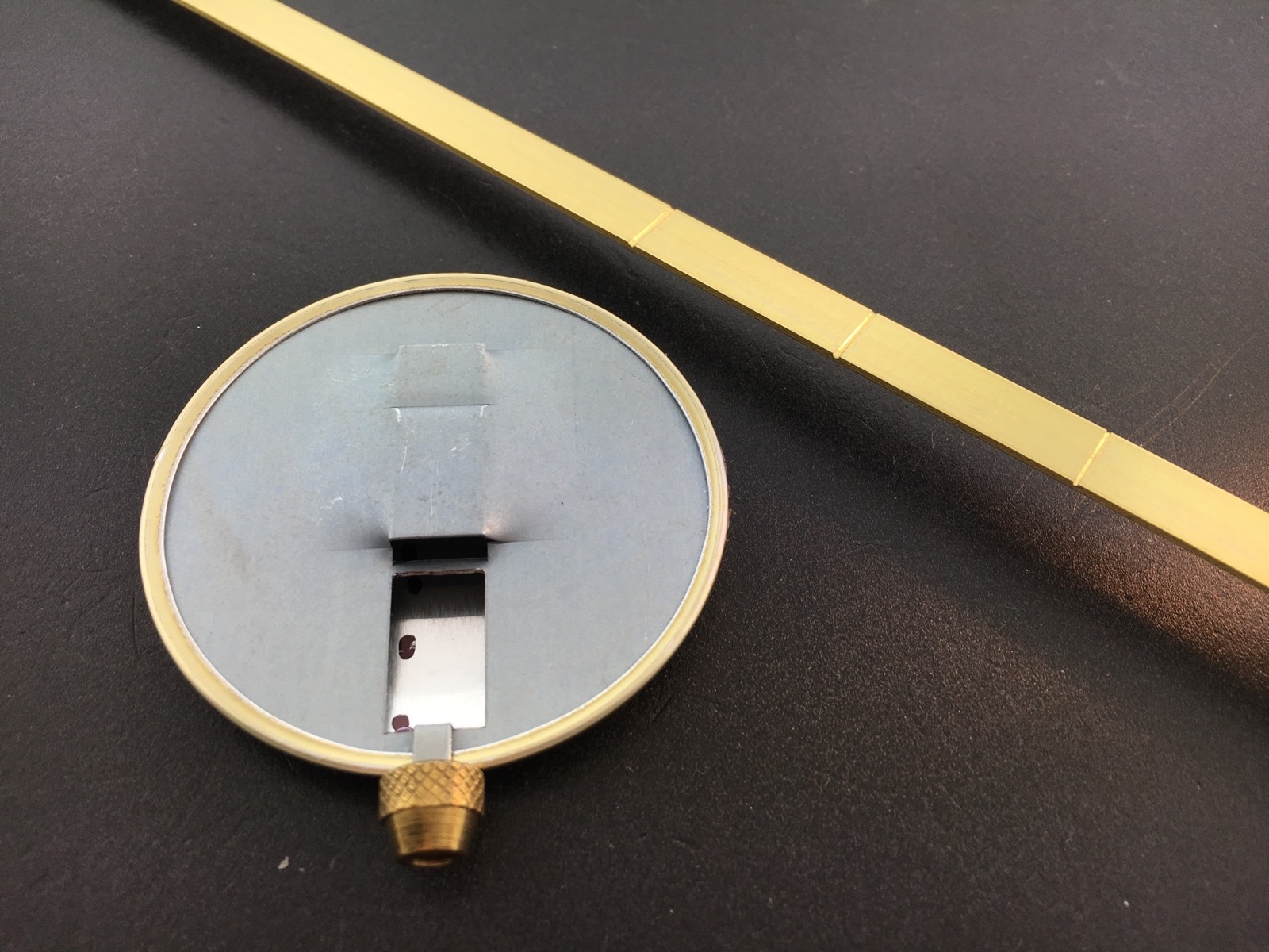 Takane Adjustable Clock Pendulum Bob 2 3/4″ Diameter 15″ for Quartz Movements