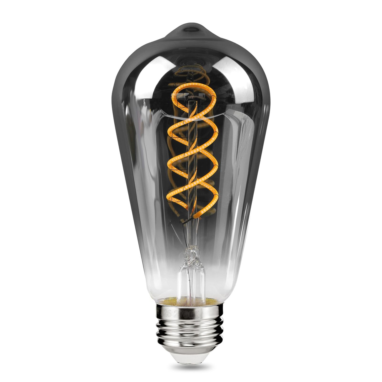 Smoky Grey E26 ST64 Vintage Edison Light Bulb 1 Pack