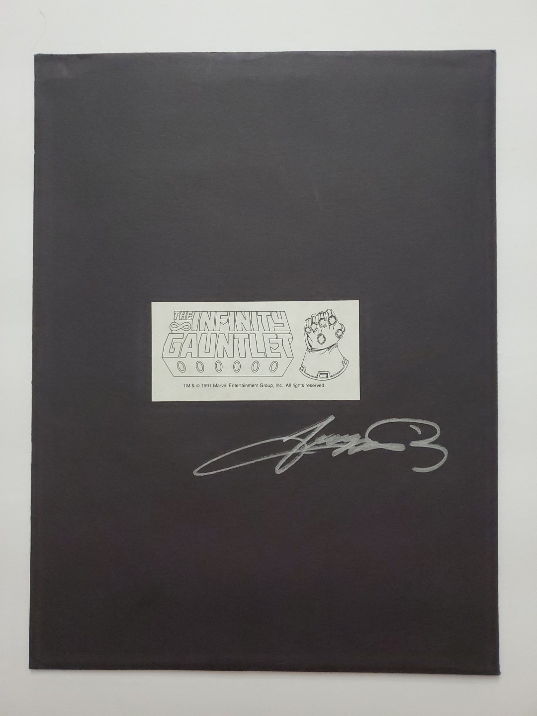 Infinity Gauntlet Promotion Kit Signed George Perez Sealed Marvel Thanos *READ*!