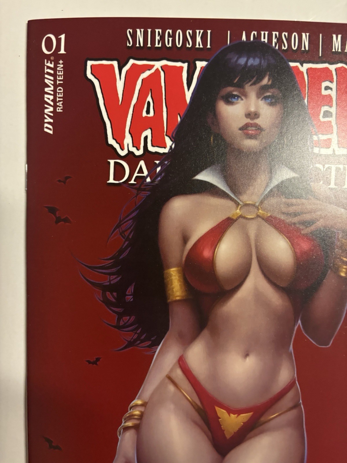 VAMPIRELLA DARK REFLECTIONS #1 WILL JACK EXCLUSIVE RED VARIANT LIMITED 1000