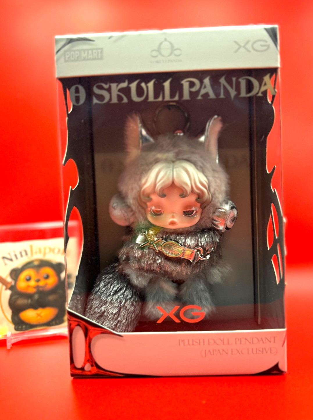 SKULLPANDA XG Plush Doll Pendant Japan Exclusive SKULLPANDA POP UP SHOP ALPHAZ