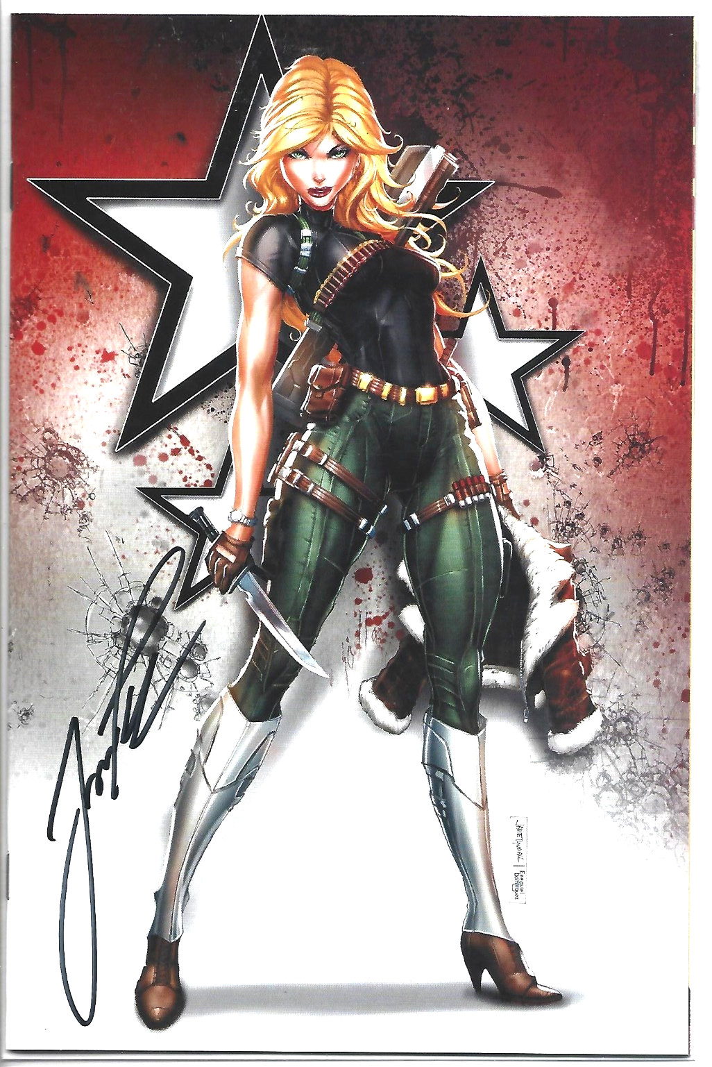 GI JOE #10 SIGNED JAMIE TYNDALL VIRGIN VARIANT LMT 750 W/COA IMAGE COMICS 2025