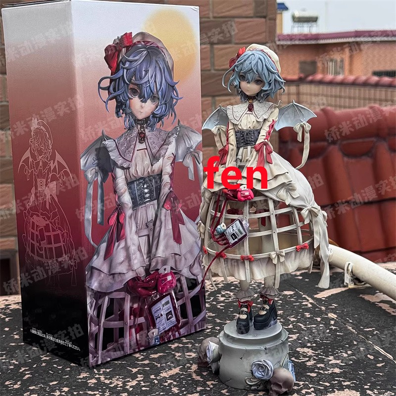 Anime Touhou Project Remilia Scarlet Blood Ver 1/7 Scale Figure Doll Model Toy