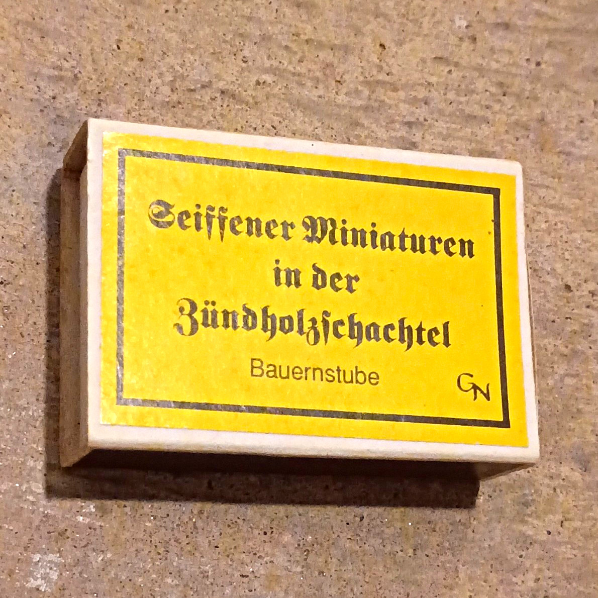 Miniature Bauernstube Folk Art Set Wood Paper Multicolor Yellow Boxed 1-Pack