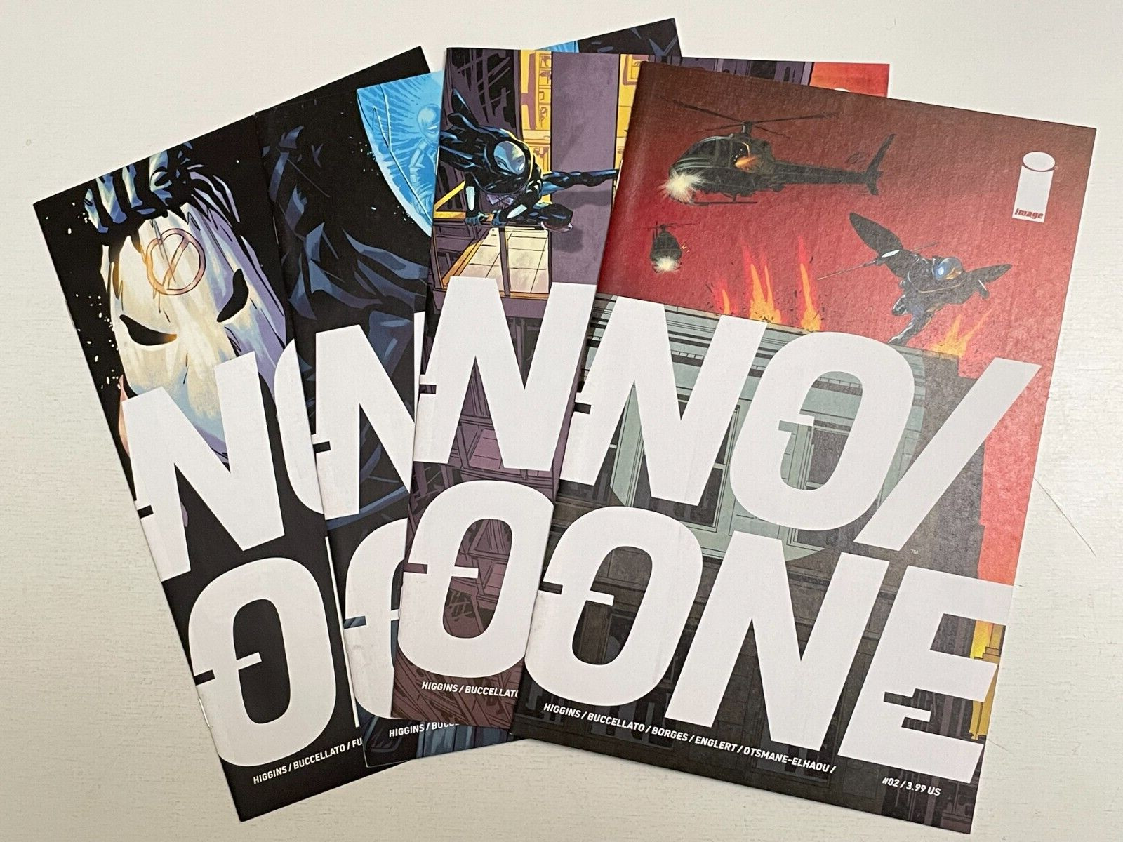 Image Comics NO ONE 4 BOOK LOT # 2 4 5 7 Brian Buccellato VF/NM 2023