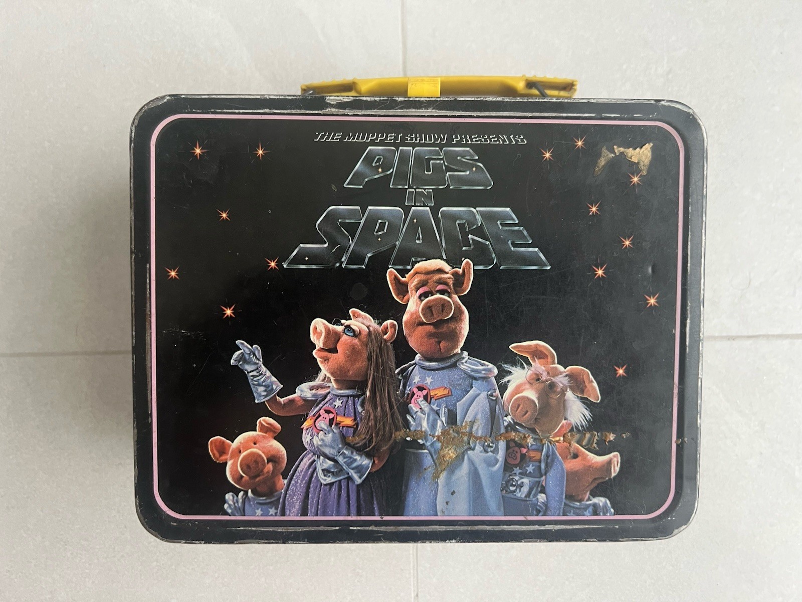 Muppets Pigs In Space Lunchbox Vintage Lunch Box 1977 Jim Henson RARE
