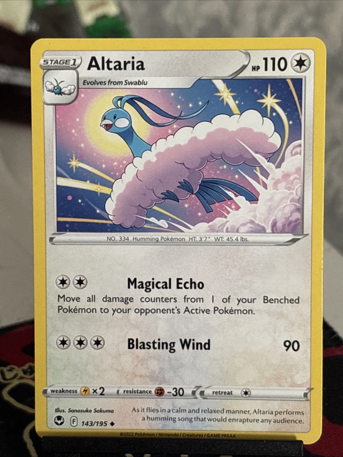 Pokémon TCG Altaria uncommon 143/195
