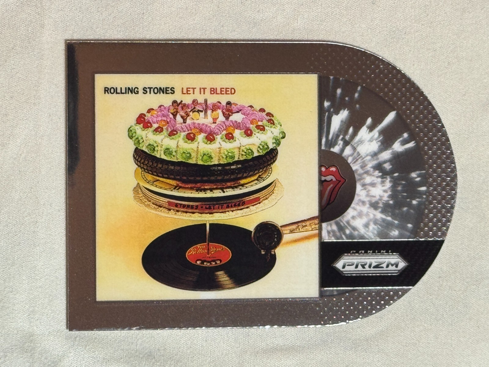 2025 Panini Prizm The Rolling Stones Album Die-Cut Let It Bleed #10