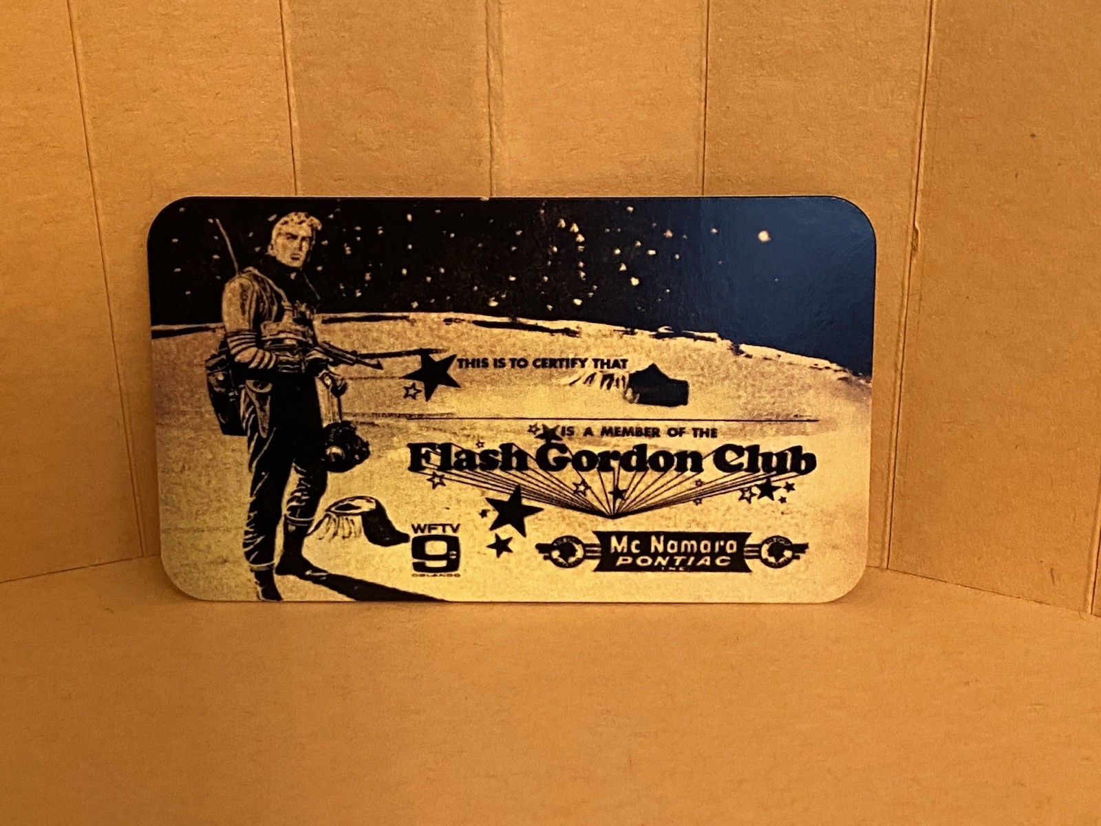 FLASH GORDON CLUB – WFTV ORLANDO – CLUB MEMBERSHIP CARD REPLICA