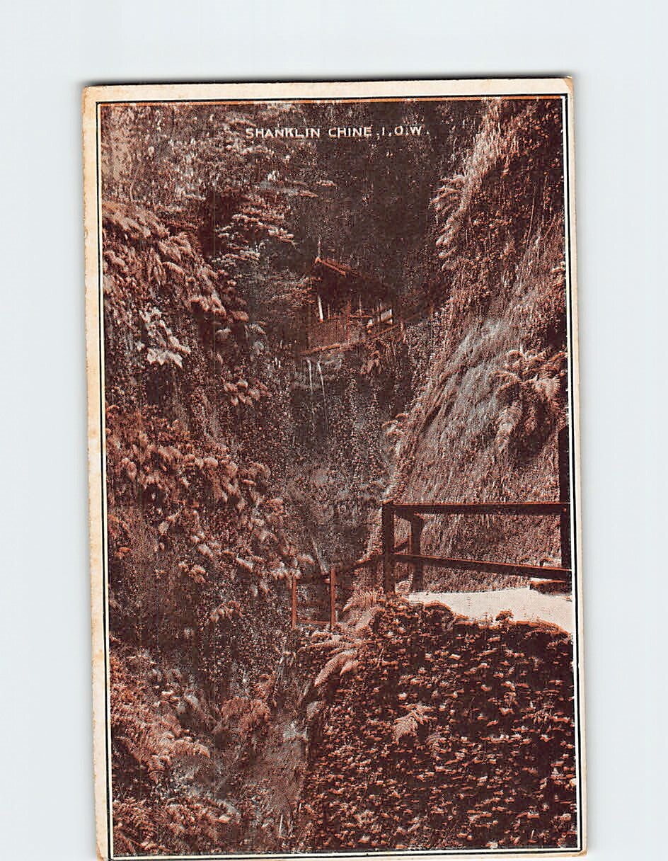 Postcard Shanklin Chine Isle of Wight England