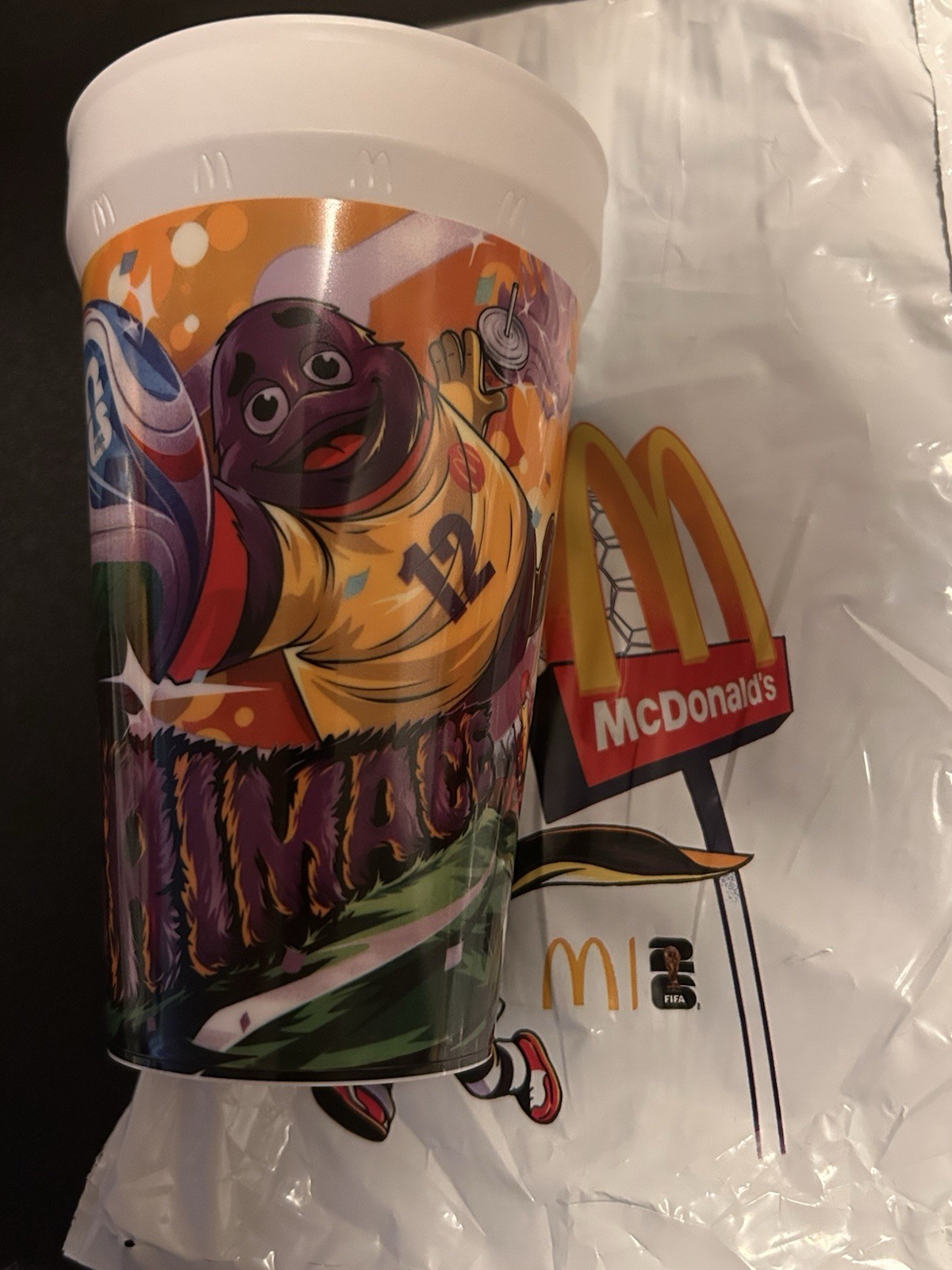 Grimace America Mascot 2026 McDonald’s Fifa World Cup • Opened NEW