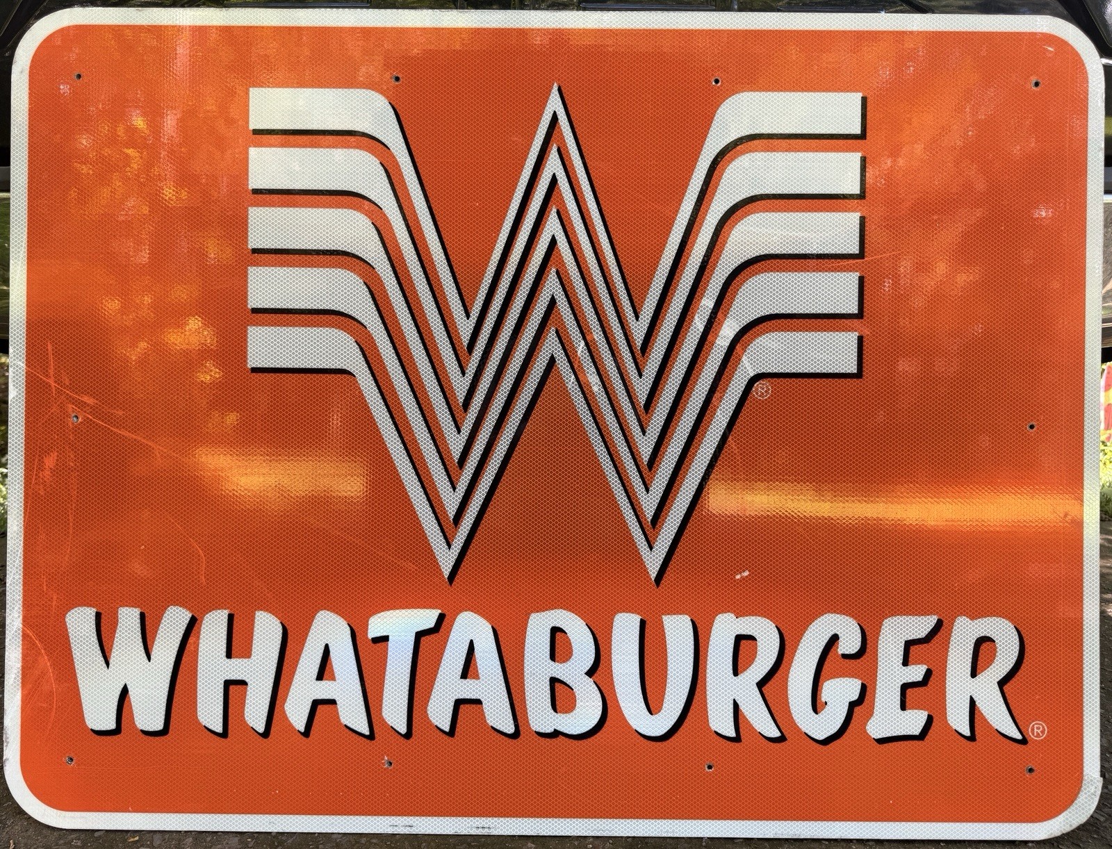 Whataburger Freeway Sign 3’x4’
