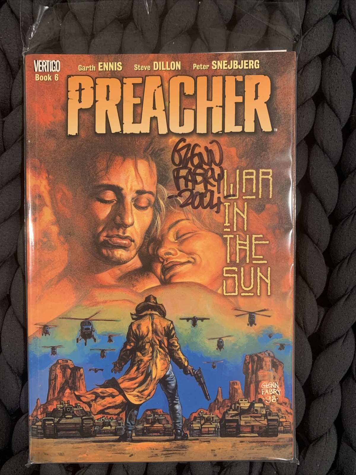 Preacher: War in the Sun Ennis and Dillon Glenn Fabry Signature DC Vertigo 1999