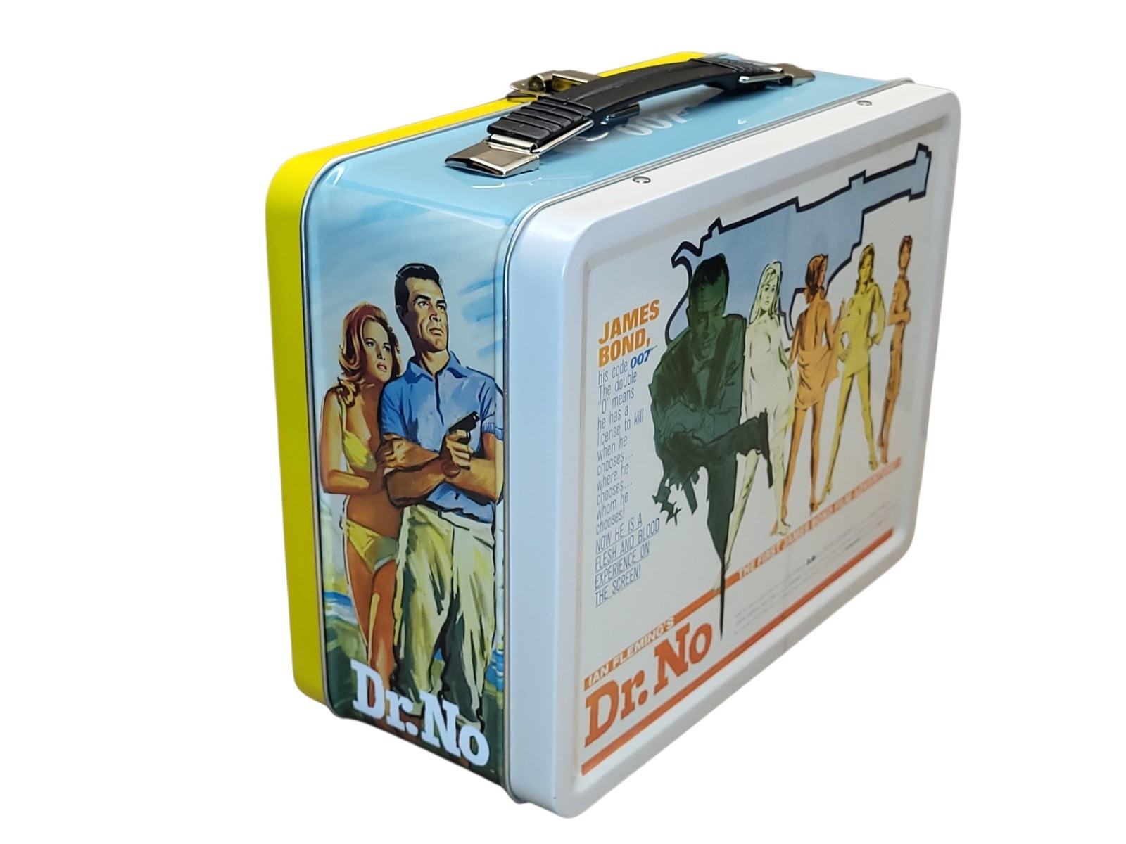 Factory Entertainment “Dr No” James Bond 007 Full Size Metal Tin Tote Lunch Box