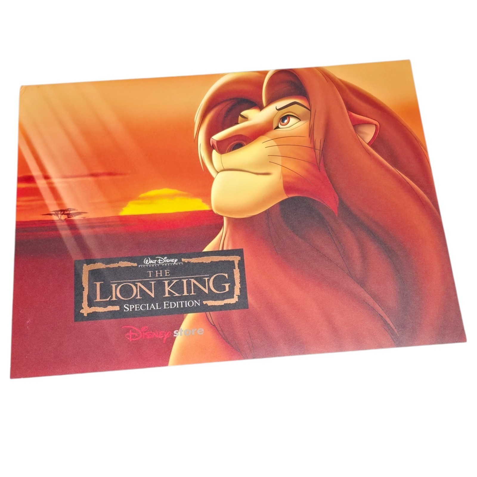 Disney Store The Lion King Lithograph Picture Prints 4 Count Set 11×14”