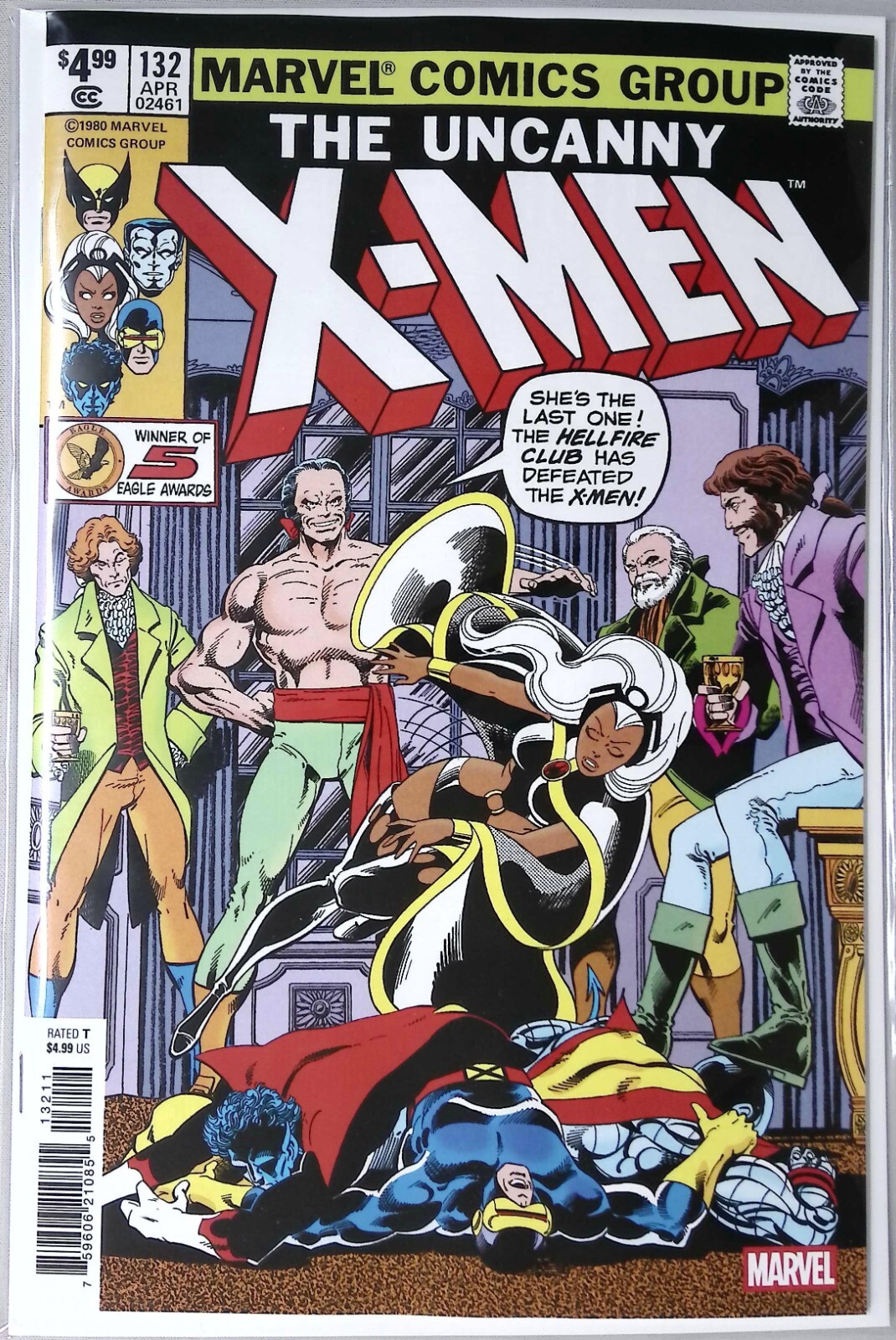 X-MEN #132 FACSIMILE EDITION MAIN COVER (MARVEL COMICS 2024)