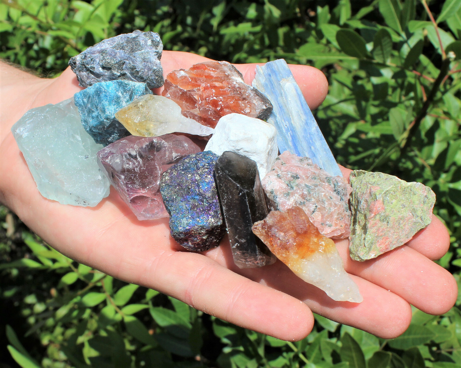 Bulk Mixed Crafters Collection: Gems Crystal Natural Rough Raw HUGE 5 lb Lot