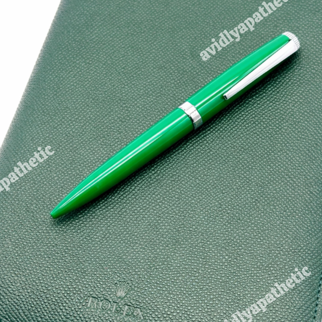 Rolex Emerald Green Twist Ballpoint Pen| Signature’ VIP Gift New in Box.