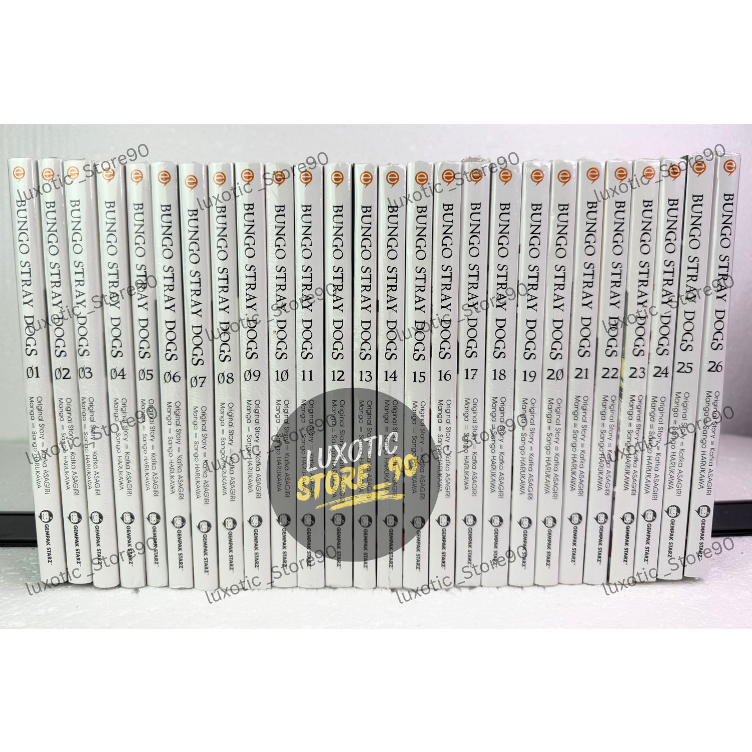 Bungo Stray Dogs Manga Vol. 1-26 Half/Full Set English Edition By Kafka Asagiri