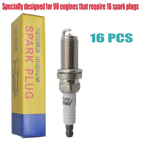 Iridium Spark Plug 16pcs Replace Chrysler Dodge Jeep Ram 4.7L 5.7L 6.4L V8