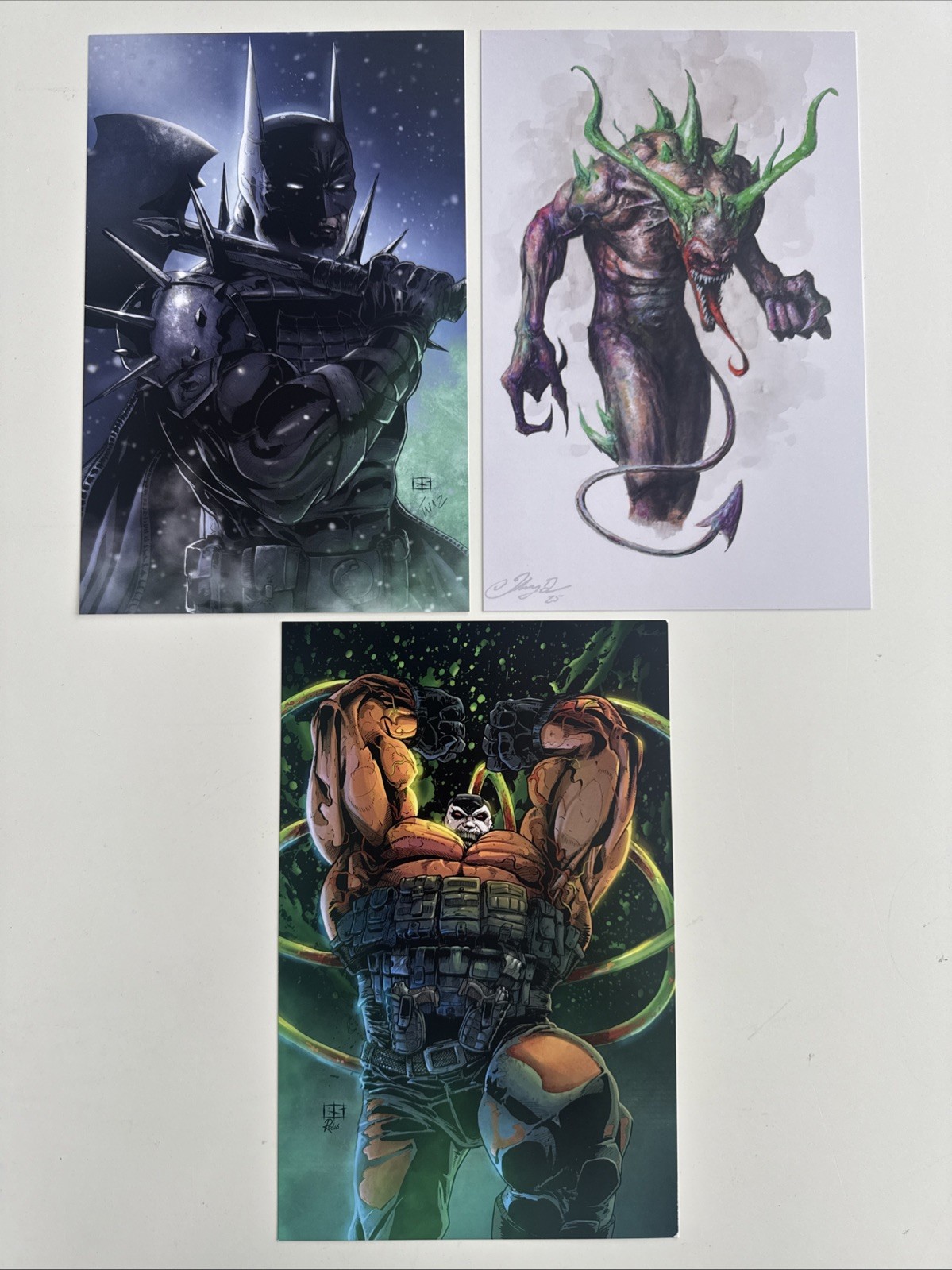 Absolute Comic Prints Batman & Bane (Bryan Silverbax) Joker (Johnny DesJardins)