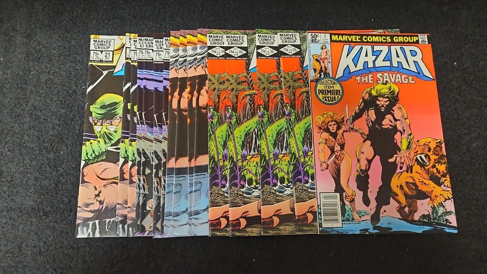 MARVEL COMICS KA-ZAR THE SAVAGE #1-34 HIGH GRADE MULTIPLE ISSUES AVAILABLE