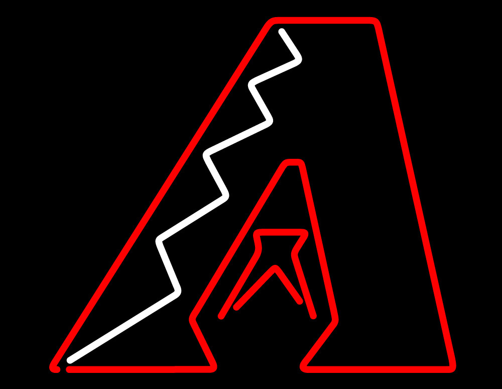 Arizona Diamondbacks Logo Neon Sign 20″x16″ Lamp Light Glass Wall Display Z929