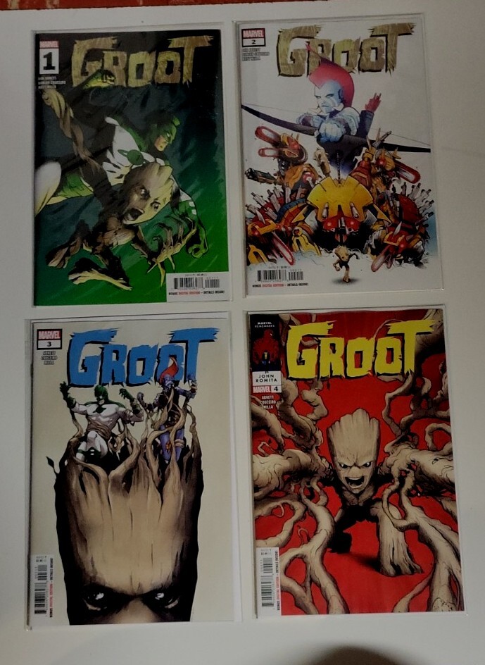 🔑GROOT (2023) #1-4 NM/VF COMPLETE SERIES SET GOTG MARVEL COMICS