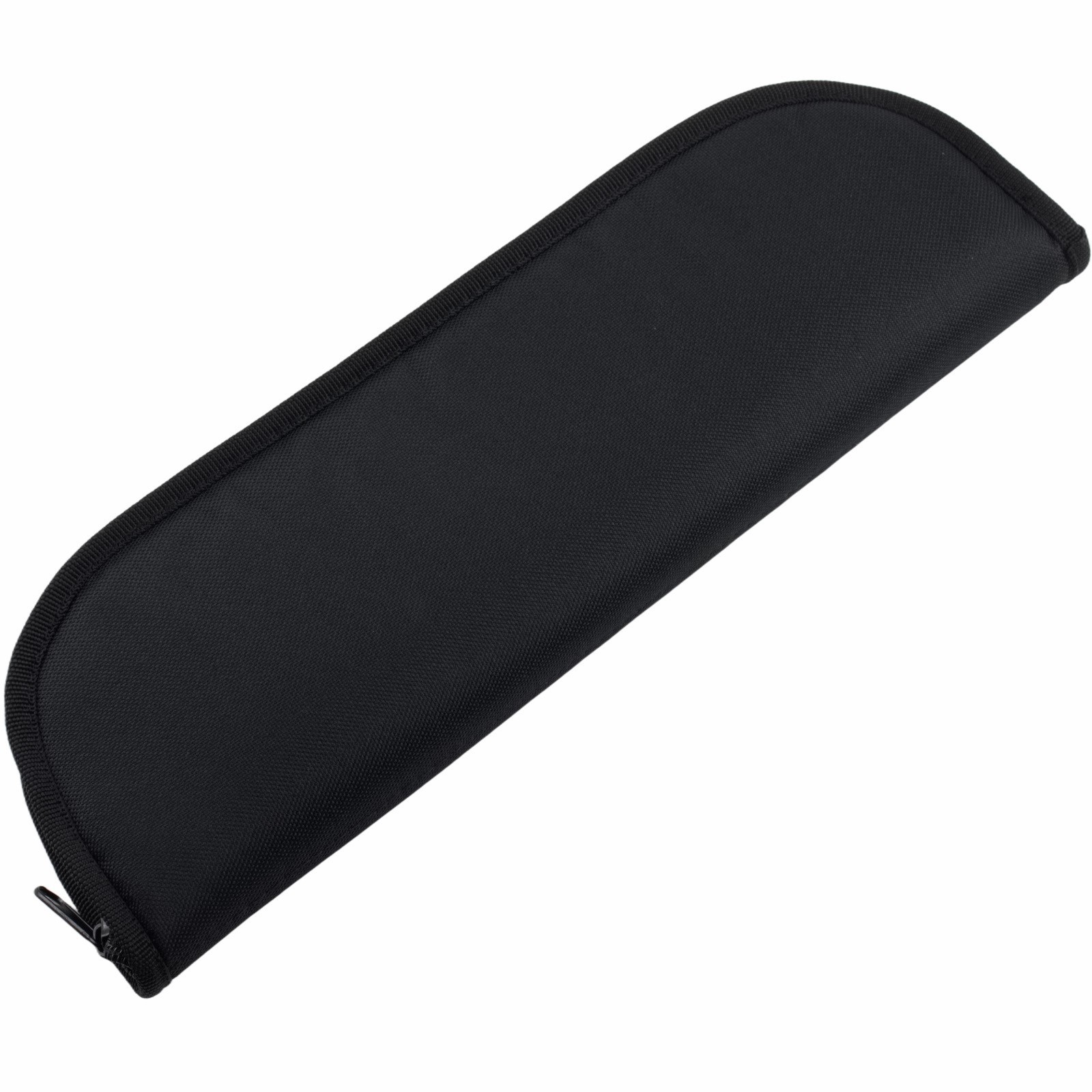 13.5″ Zippered Knife Carrying Storage Vinyl Case Pouch Pack Black Cordura