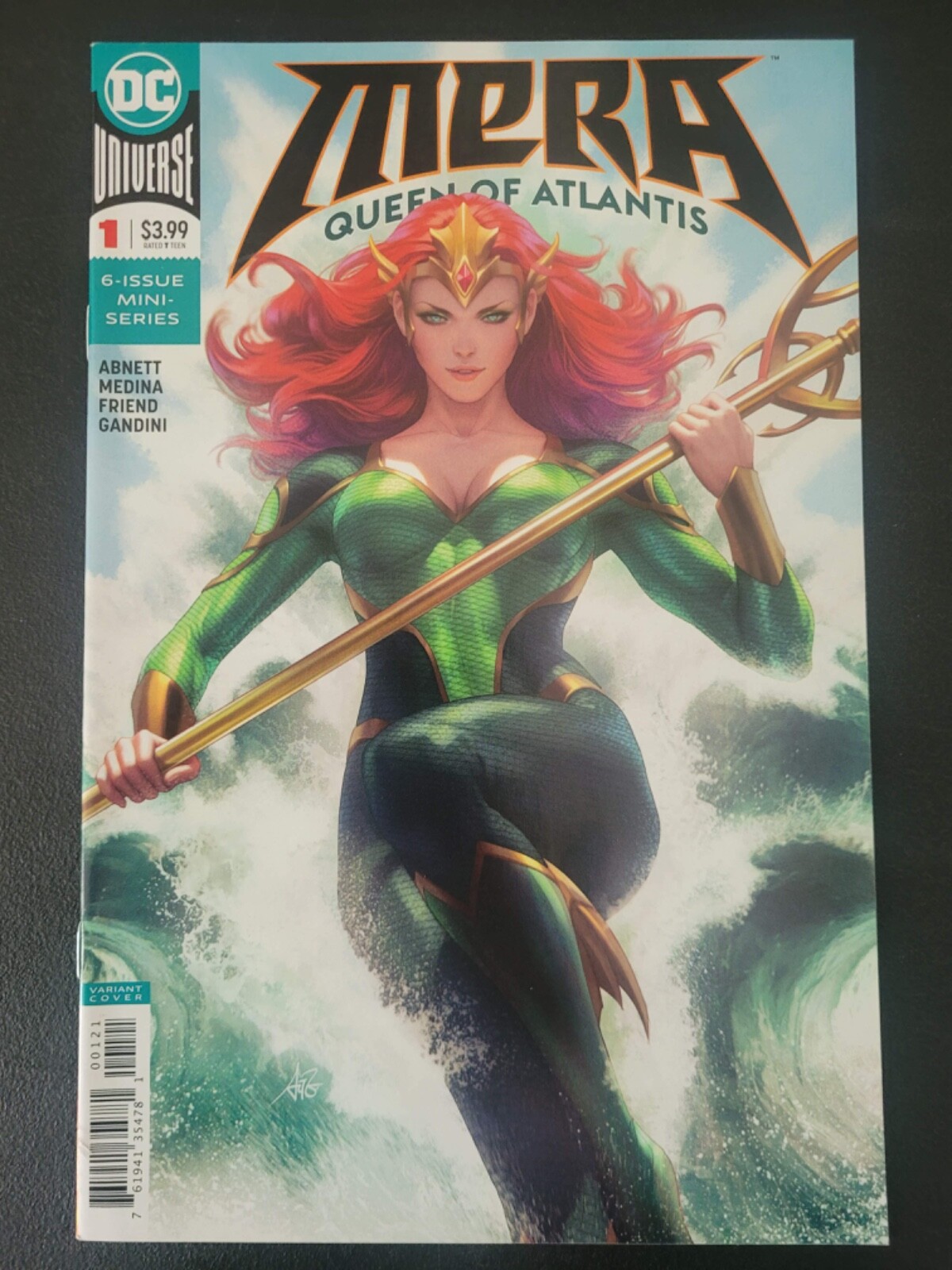 MERA: QUEEN OF ATLANTIS #1 (2018) DC COMICS STANLEY ARTGERM LAU VARIANT