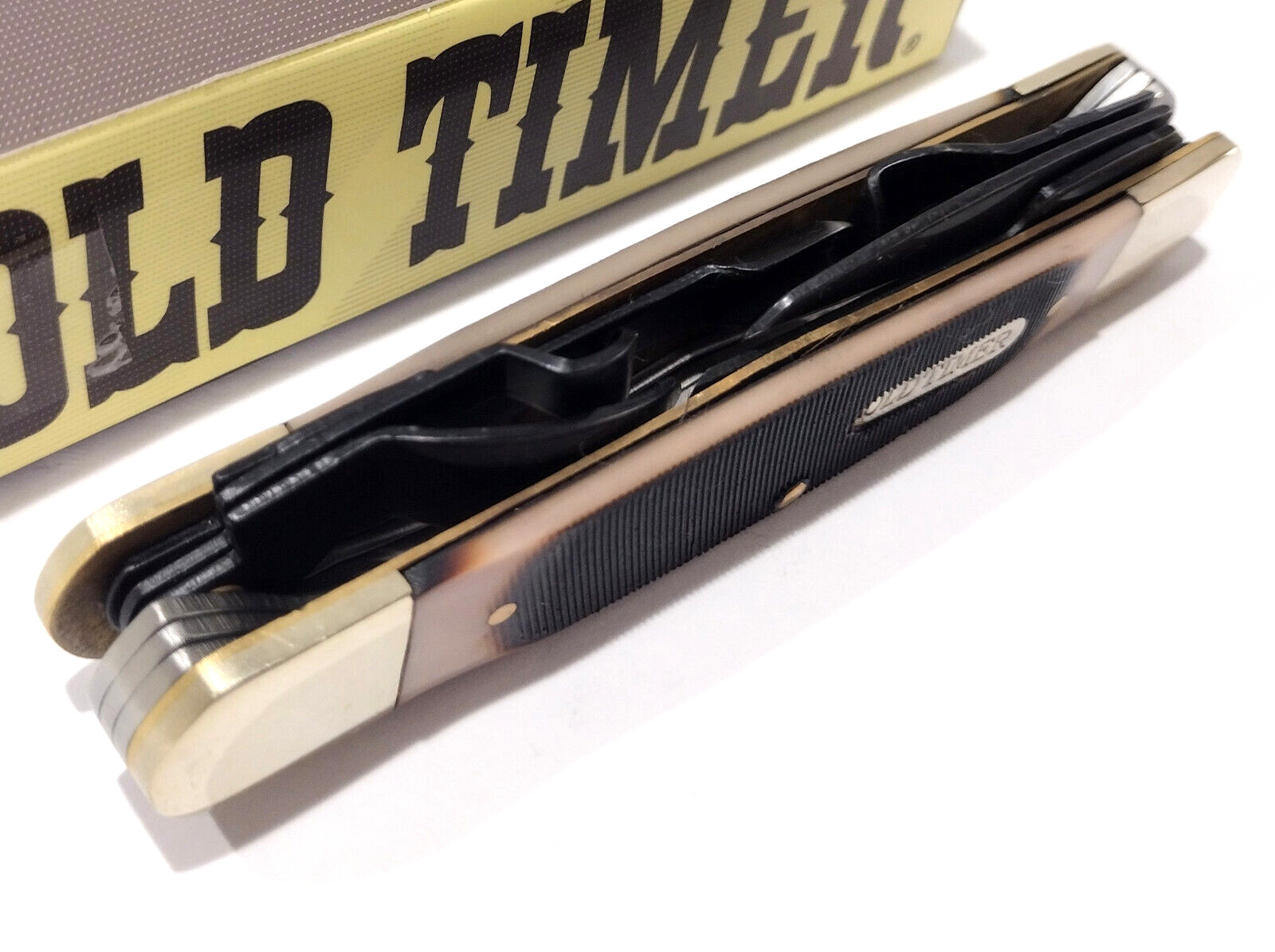 Schrade Old Timer Splinter Carving Wood Work Pocket Knife Chisel Blade SCH24OT