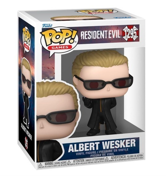 Funko Pop! Games: Resident Evil – Albert Wesker 1295, NEW – PRESALE