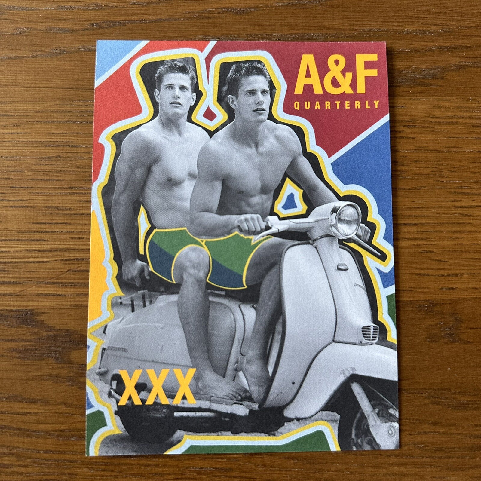 Rare A&F Quarterly SPRING BREAK 2001 XXX Carlson Twins! Subscriber Insert Flyer