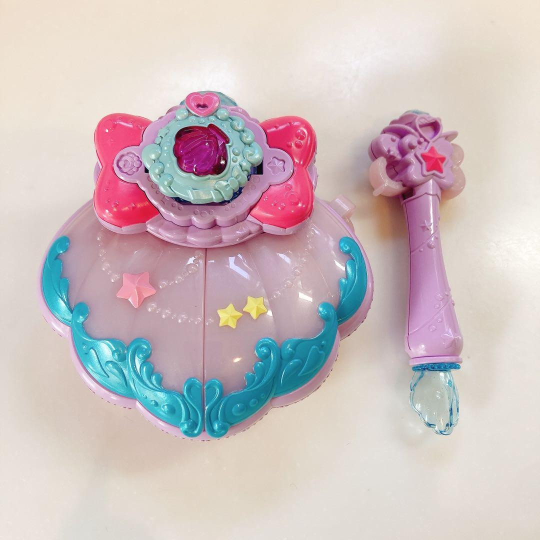 Glitter Force Tropical-Rouge Precure Mermaid Aqua Pact Pretty Cure Toy Charm Set