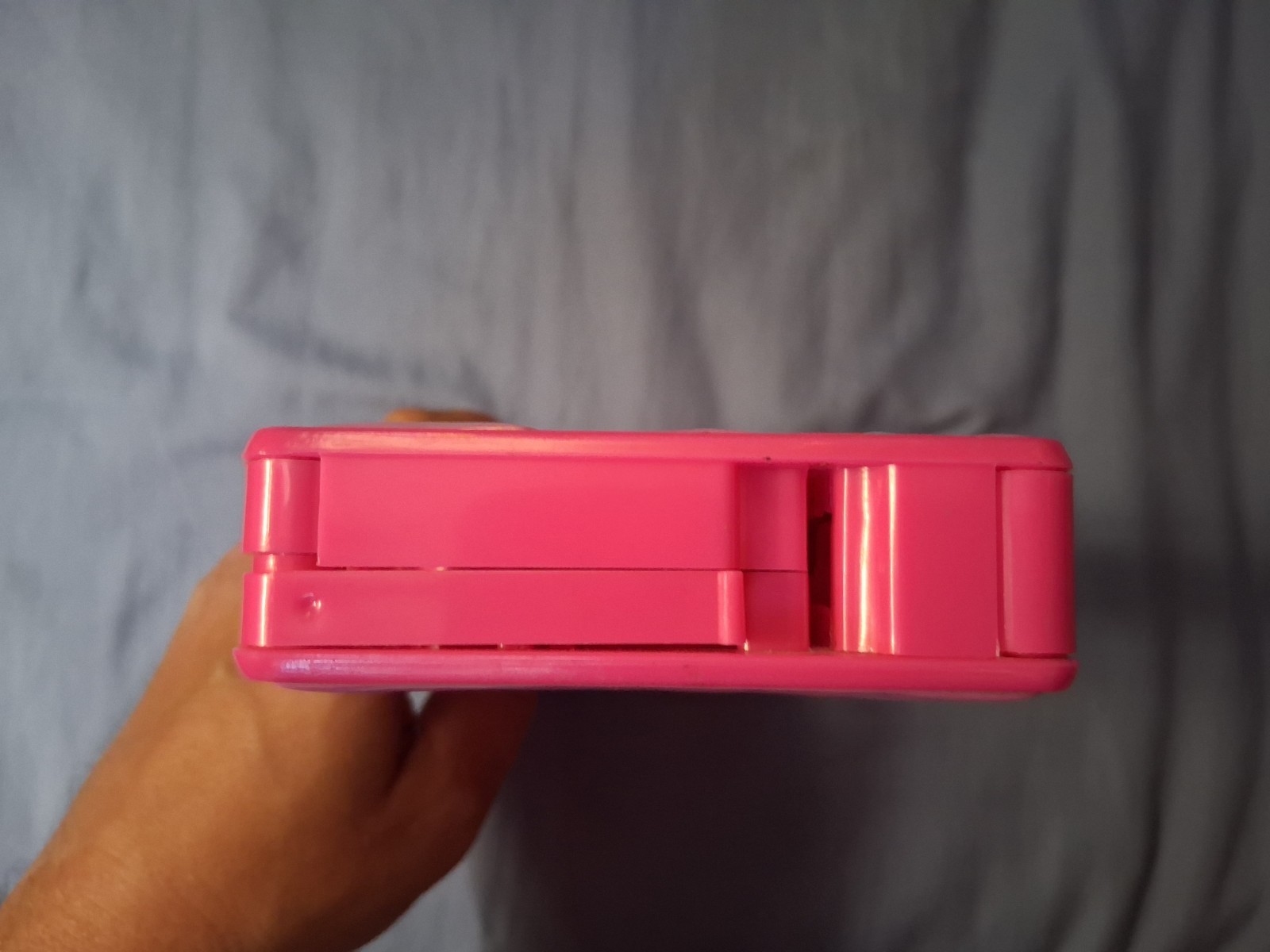 Vintage Push Button Pencil Case Box Pink 80’s 90’s Nostalgia