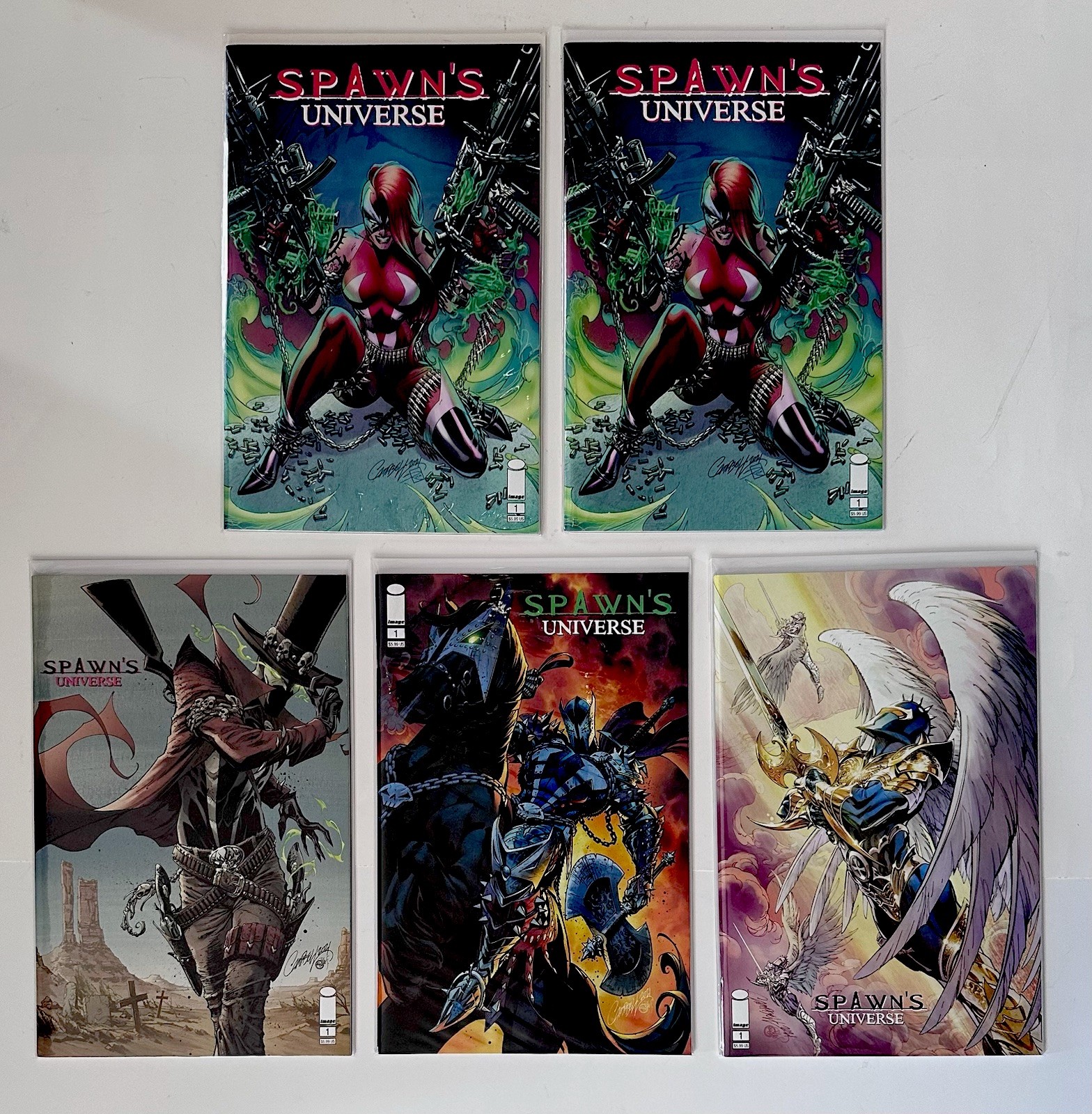 Spawn’s Universe #1 (4 Different Covers, 5 Books) Todd McFarlane Image Comics