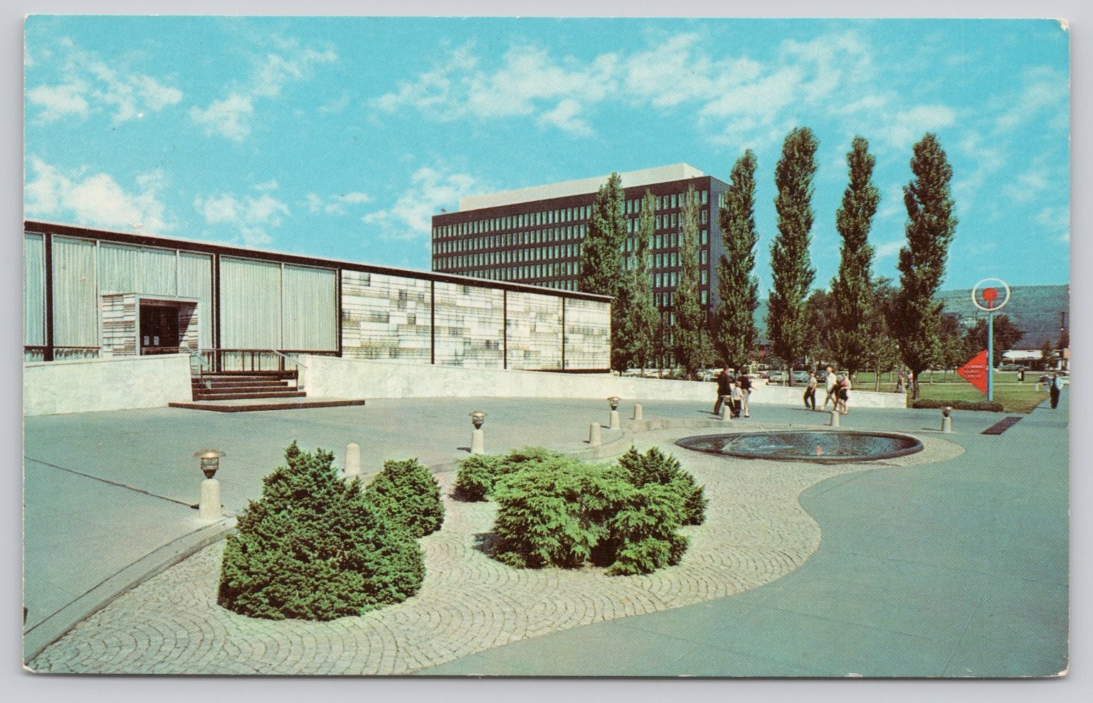 The Corning Glass Center Corning NY Photochrome Postcard 1939-Now