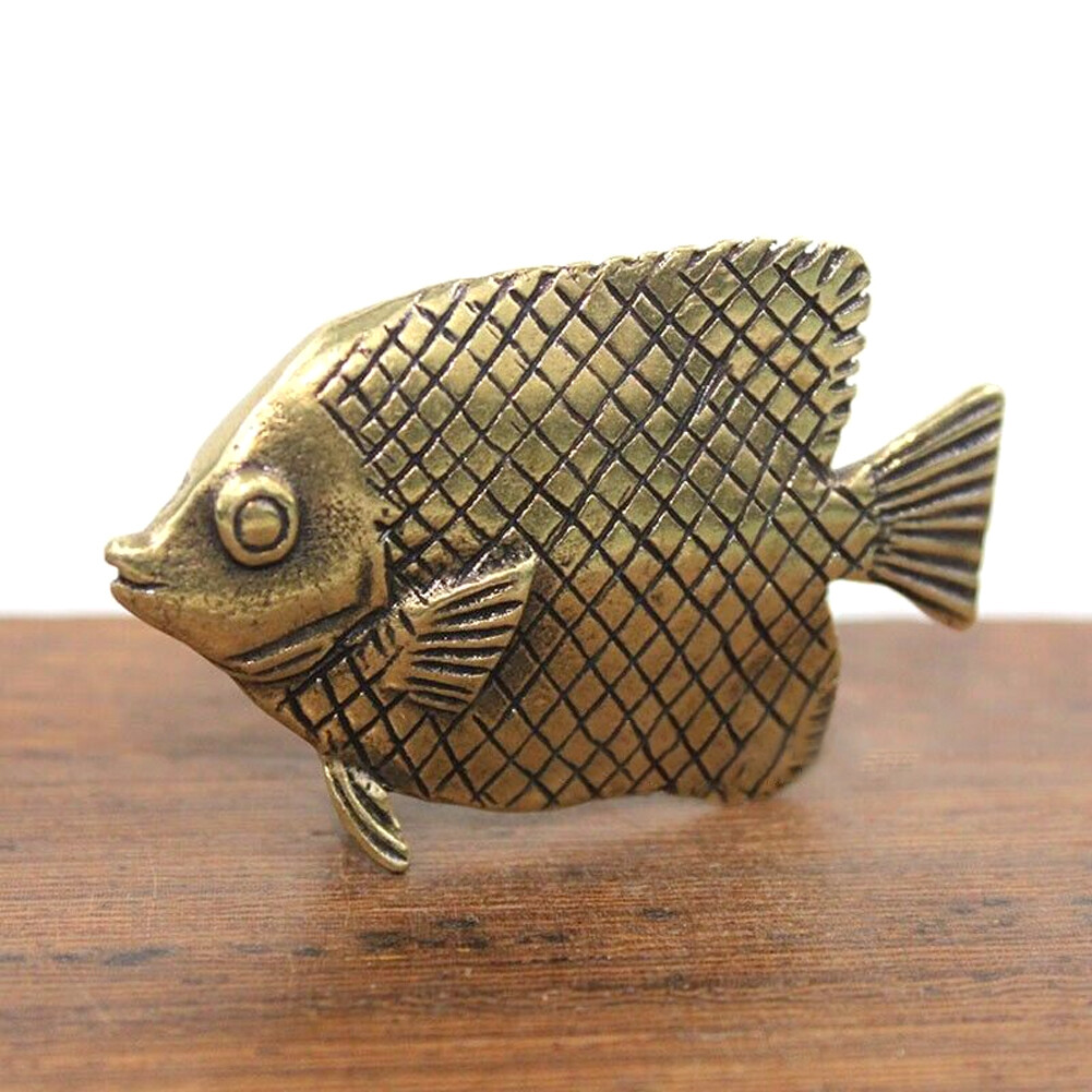 Vintage Solid Brass Figurine Small Statue Home Ornament Figurines Collectibles