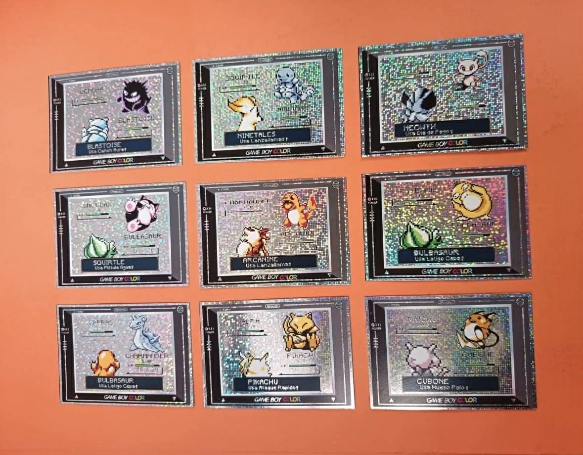 Pokémon Chibi Evolutions Nintendo Trading Card Lot Holo Game Boy Color