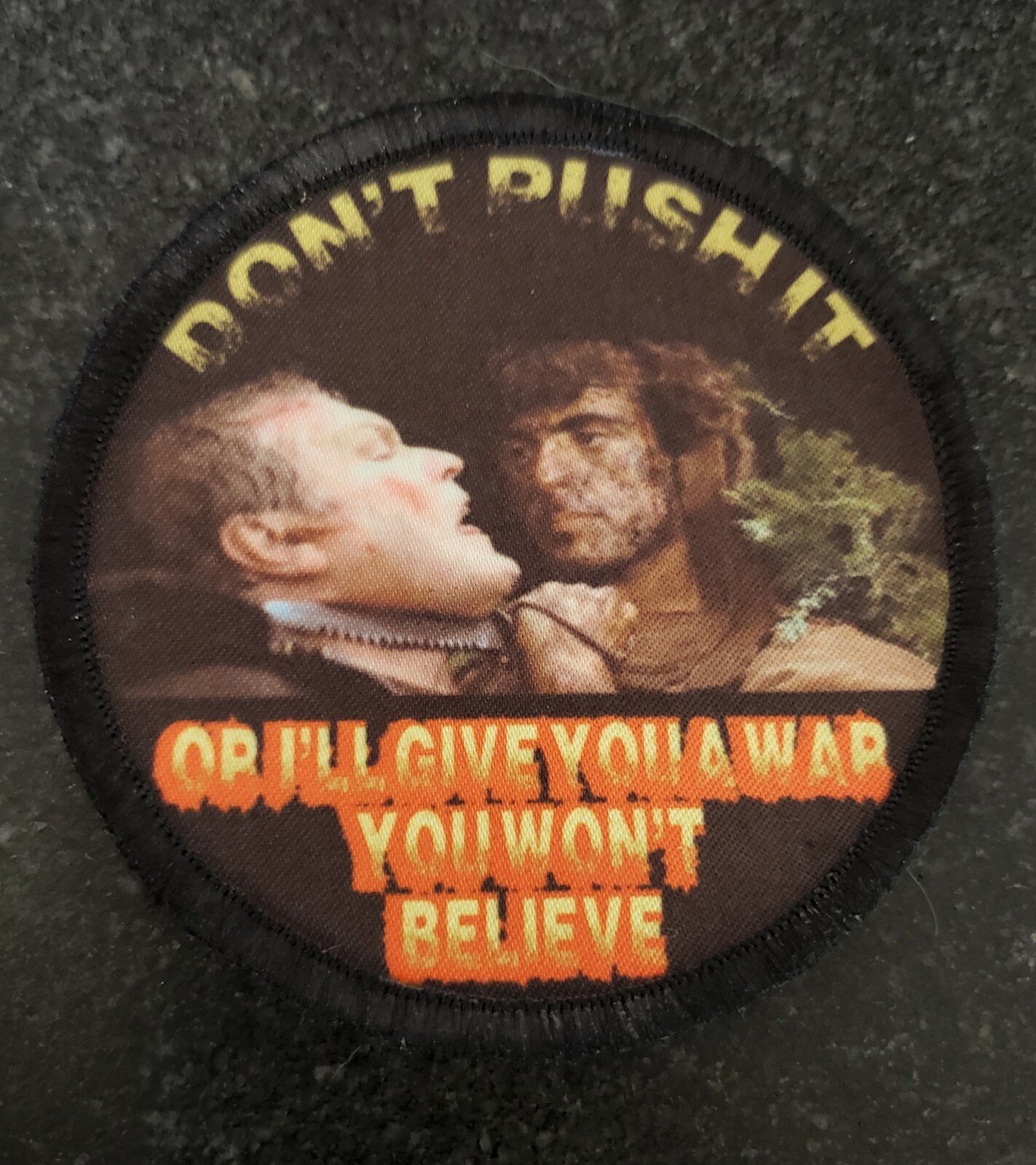 Only You Can Return Fire Morale Patch Funny Tactical Military USA Hook Badge