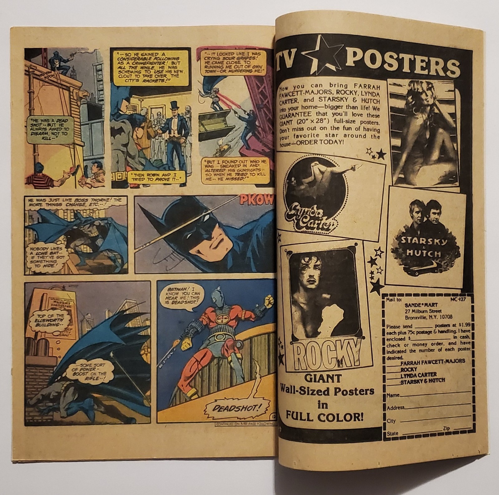 Detective Comics #474 1st Bronze Age Deadshot DC Comics 1977