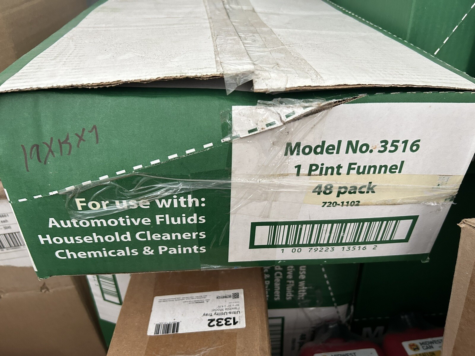 Funnel,Plastic One Pint by Midwest Can Company