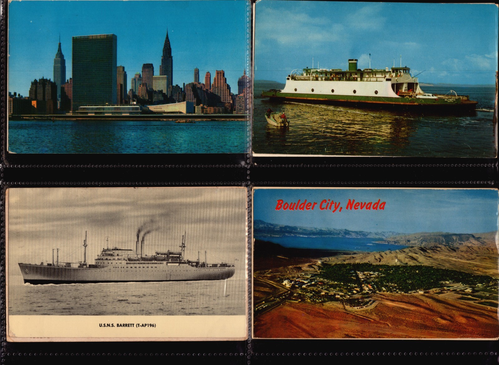 HUGE LOT 50 USA POSTCARDS-CHROME MIXED STATES- USED & UNUSED