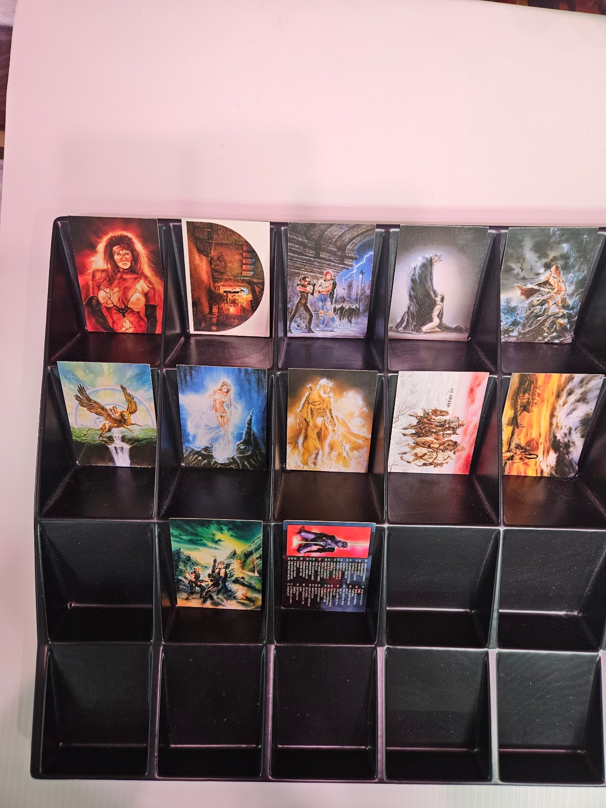 LUIS ROYO SECRET DESIRES COMPLETE BASE SET OF 72 + 6 UNCUT PROMO CARDS SET
