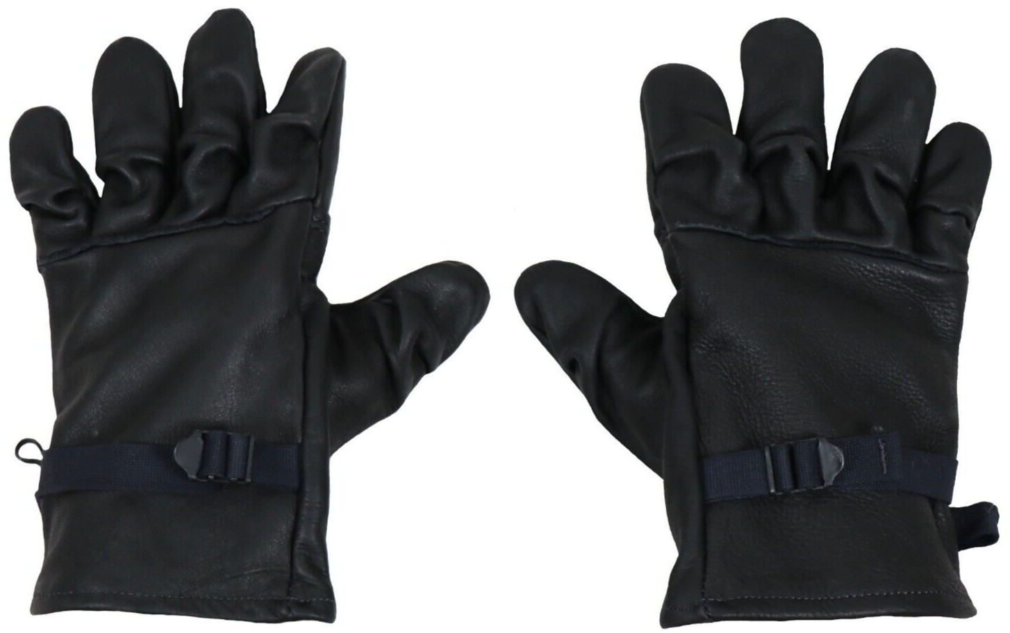 Size 4 – USGI Black Leather Light Duty Gloves D3A Utility Military Cattlehide