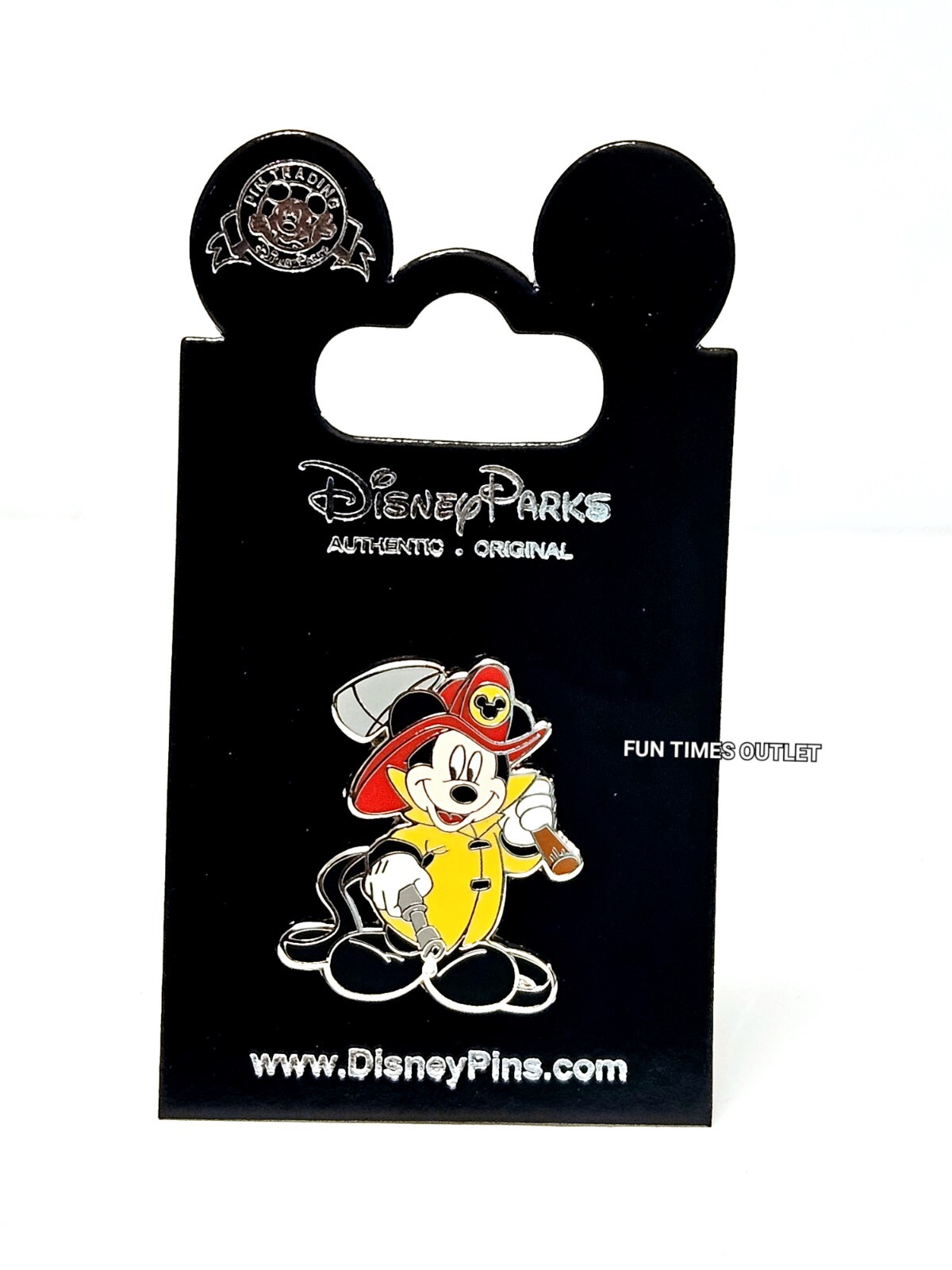 Disney Parks Mickey Mouse Firefighter Career Pin Collectible Trading Licensed
