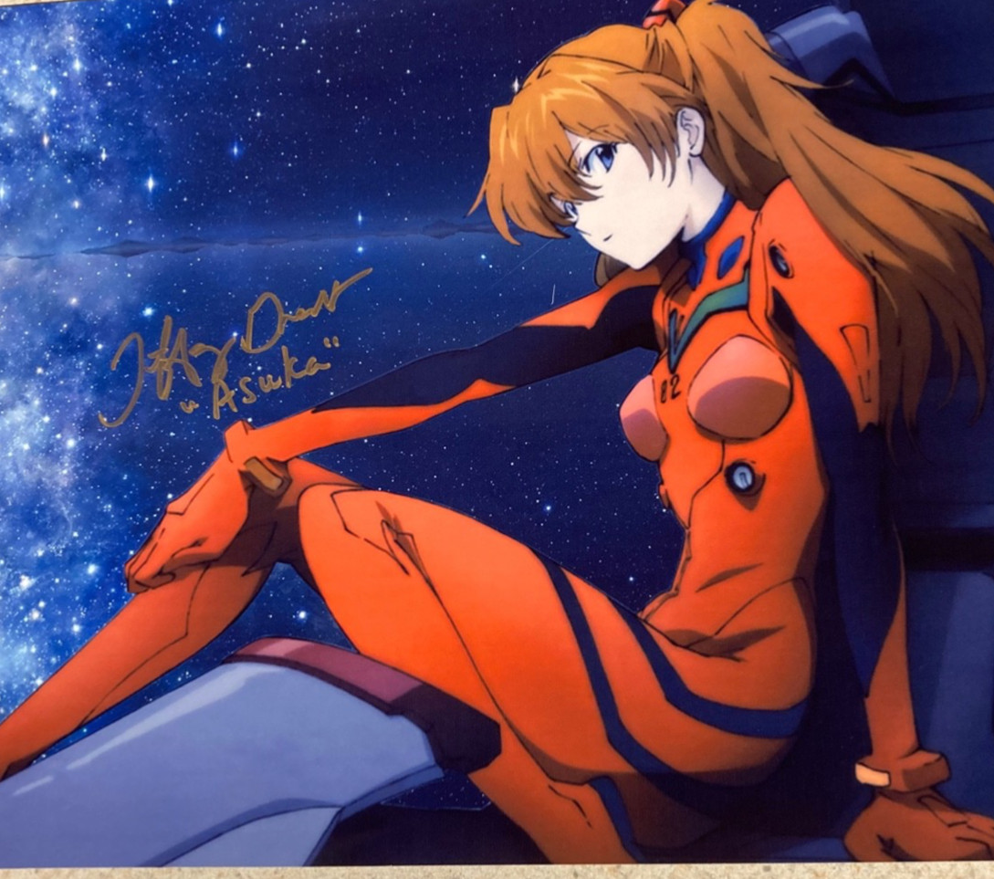 Asuka Langley Evangelion Entry Plug 8.5×11 Print SIGN by TIFFANY GRANT/Asuka VA