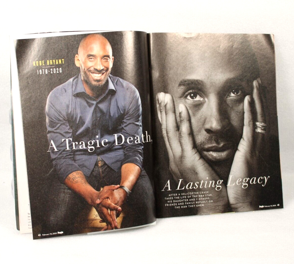 Kobe Bryant People Magazine February 10, 2020 The Death of a Sports Legend